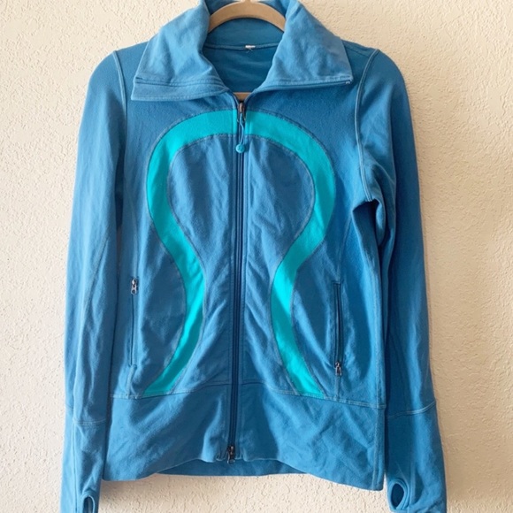 Lululemon Stride Jacket Blue and turquoise - Picture 2 of 4